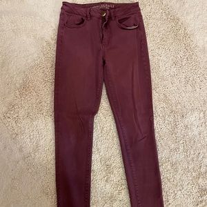 Purple High Rise Jegging